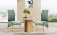 Cubierta De Silla De Comedor Simple Y Antigolpes En Color Sólido Funda De Asiento Elástica Y Gruesa Para Hotel Banquete Y Hogar Lavable - details 12