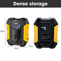 Inflador de neumáticos Digital para coche, bomba de compresor de aire portátil de 150 PSI, con lámpara LED, para bicicletas y motocicletas - details 1
