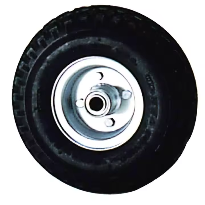 Rueda carretilla sacos neumática llanta galvanizada  20 mm. - 1