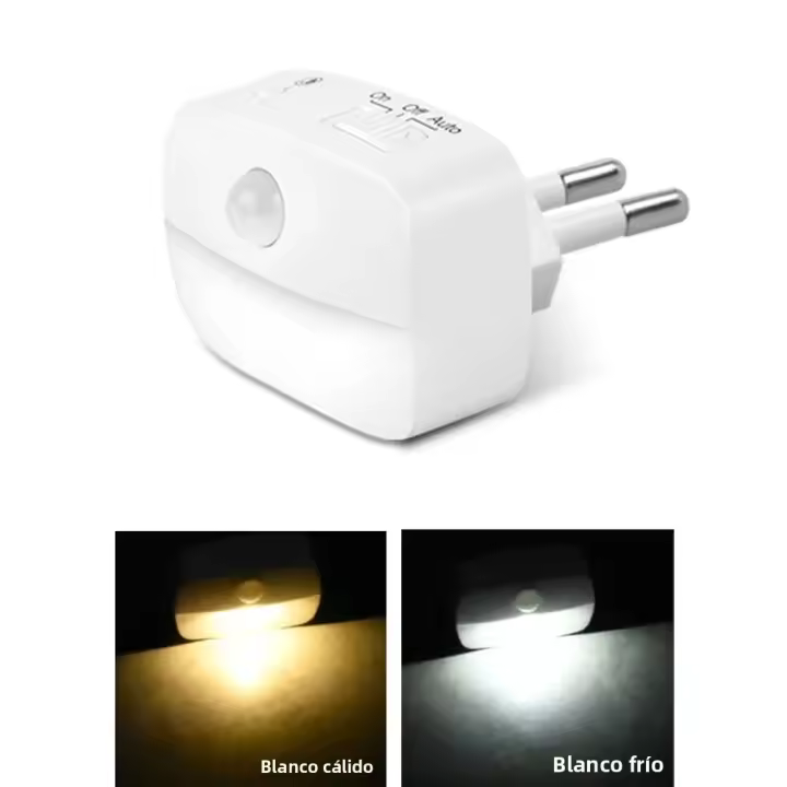 Lámpara Nocturna LED Con Sensor De Movimiento EU Plug Para Decoración De Habitaciones De Niños Pasillo Escaleras WC Lámpara Nocturna Para El Lado Del Cama - 1