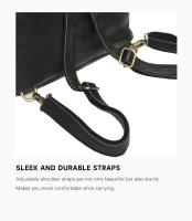 Mochila De Piel Auténtica Zency Para Mujer Vintage Antirrobo Gran Tamaño Bolsa De Viaje Diseñadora Mochila Escolar Exterior Cruzada De Hombro - details 9