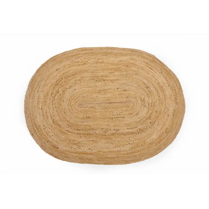 Alfombra Yute Menorca Ovalada 60X90 CM- Parentesi Quadra- Alfombra estilo mediterraneo - 1