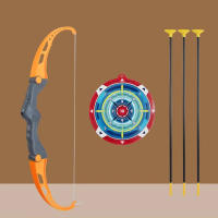 Juguete De Arco Y Flecha Para Niños 52cm Con Objetivo Multijugador Regalo De Cumpleaños Deporte Al Aire Libre Práctica De Tiro - details 7