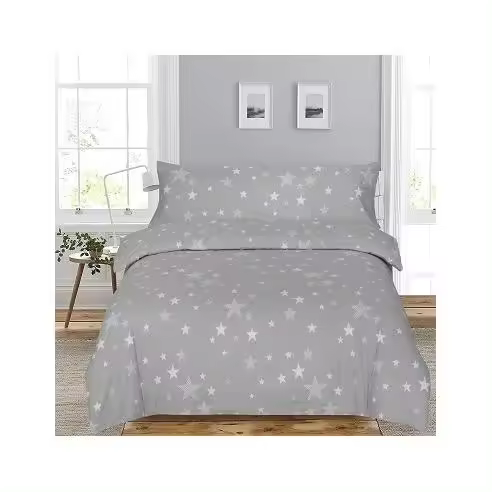 Funda Nórdica de Franela Termica para Invierno Tejido100% Algodón Térmico Modelo Stars Sibiles 00384 - 1