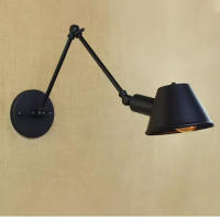 Lámpara De Pared Clásica Tradicional De Hierro Con Brazo Largo Para Iluminación Moderna Art Déco En Interiores Perfecta Para Lectura En Cocina Comedor Dormitorio Foyer Estudio - details 4