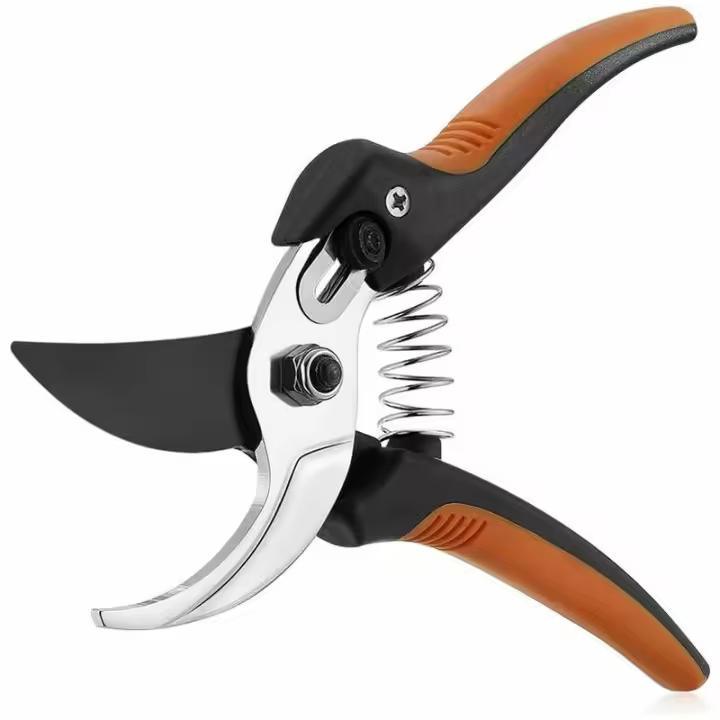 Podadora manual profesional de acero inoxidable, mecanismo de bloqueo para jardinería - 1