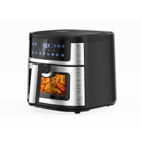 OstarkDom Freidora sin Aceite freidora de aire pantalla táctil Nuevo modelo ARANZO 6L Ventanas  Vistas 6 preajustes de cocción Regulable hasta 200 ° C, Temporizador 60 minutos Apagado automático, 1500W tdt - details 0