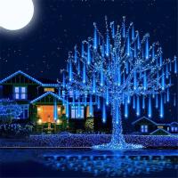 Luces De Lluvia De Meteoros LED 30CM Impermeables Para Decoración De Jardín Y Fiesta Faeirys String Light De Caída De Gotas De Lluvia - details 6