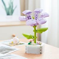 Bloques De Construcción Permanente Tulipán Girasol Decoración De Hogar Plantas En Macetas Juguete De Bloques Pequeños Compatible Con Lego Para Niños Y Adultos - details 2