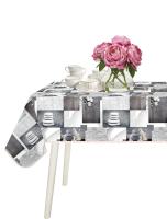 STARLEY - Mantel antimanchas de tela con diseño decorativo – disponible en 6 estilos modernos y 3 tamaños – ideal para comedor, cocina, terraza o celebraciones – fácil de limpiar y reutilizable - details 0
