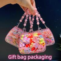50Pcs Cinturones Elásticos Para Niñas Con Lazo Arco Iris Accesorios De Peluca Para Cumpleaños Fiesta Colores Variados - details 0