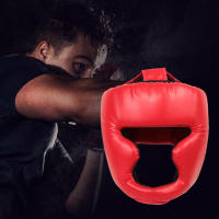 Protector De Cabeza Completo Para Karate Muay Thai Taekwondo Boxeo Equipamiento Protectoro De Goma PU Para Hombres Mujeres Y Niños - details 2