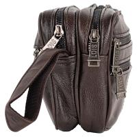 Lois - Bolso de Mano para Hombre en Piel Marrón STEENS - Diseño Compacto y Duradero para el Hombre Moderno - Colección STEENS - Marca Lois - 21 x 13 x 6,5 cm - details 1