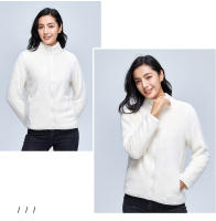 Nueva Estilo Otoño Invierno Chaqueta De Coral Polar Para Mujer Cierre De Cremallera Exterior De Poliéster Suave Y Cálida Ropa Casual - details 6