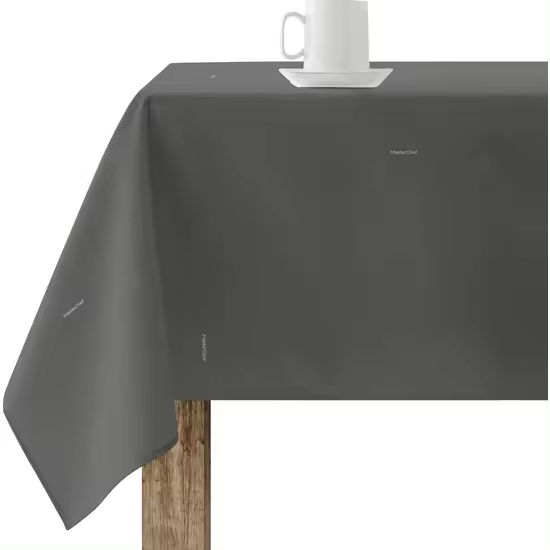 BL BELUM  Mantel Resinado Antimanchas MasterChef Modelo: 0400-73 Tejido: 100% Algodón - Mantel NO Hule tacto algodón muy suave - Mantel Impermeable repelente líquidos - Mantel Elegante Made By BL BELUM - Mantel No traspasan Líquidos Made Spain - 1