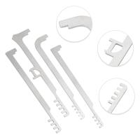 Juego De 4 Piezas De Herramientas De Desbloqueo De Cepillo De Acero Inoxidable Con Dientes Para Reparación De Bomberos - details 3