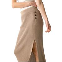 Falda Polly Tiffosi - Entubada Canalé con Apertura y Botones La Mujer Barbuda - details 2
