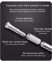 Cuchillo De Grabado Y Engranaje De Aleación De Aluminio Con 5 Hojas #11 Para PCB Y Móvil Herramienta De Grabado Y Engranaje Antideslizante - details 7