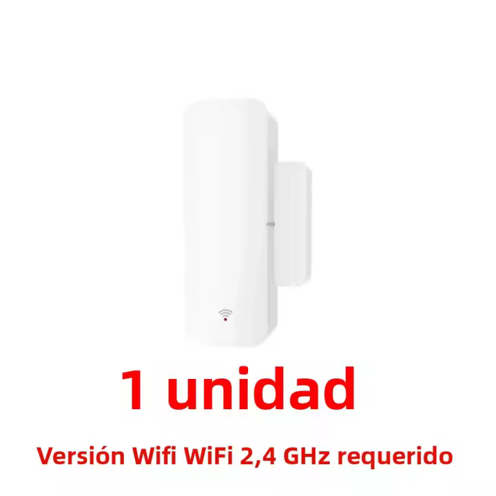 Sensor De Contacto Para Puerta Y Ventana Tuya Zigbee WiFi Compatible Con Alexa Google Assistant Control Remoto Para Hogar Inteligente - 1