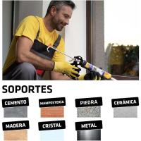 Sikaflex 11 FC Purform Beige - Masilla adhesiva multiusos, junta y pegamento, sellador poliuretano multisoportes, para interior y exterior, 300ml - details 1