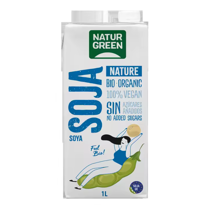 Naturgreen Bebida Ecológica De Soja Natural 1 L - 1