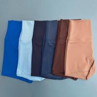 Short De Yoga Para Mujer De Color Sólido Fitness Deportivo High Waist Legging De Bicicleta Suave Prueba De Agachamiento Entrenamiento Combinado Atletismo - details 0
