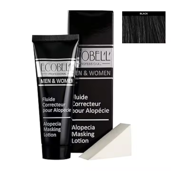 Maquillaje Capilar en crema MASKING LOTION ECOBELL 50ml - Color: Negro / Black - 1
