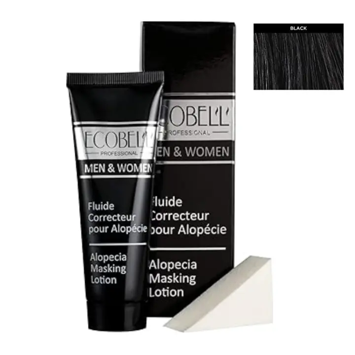 Maquillaje Capilar en crema MASKING LOTION ECOBELL 50ml - Color: Negro / Black - 1