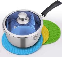 Silicone Trivet Mat, Multifunction Cellular Silicone Pad, Hot Pads Non-slip Silicone Insulation Mat, 7 Packs - details 0