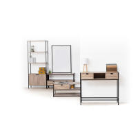 CONSOLA ALIOJ CON EFECTO MADERA NATURAL  MARCA 5 FIVE - details 2
