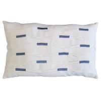 Cojín Rectangular Decorativo Detalle Bordado Hilo ALO HOME 30x50 cm Cojín con Cremallera Mediterráneo - details 0