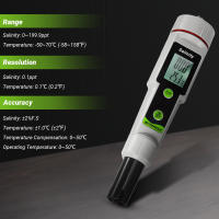 Pluma Salinómetro Impermeable 2-en-1 Medidor De Salinidad Y Temperatura Portátil Tipo Salinógrafo Para Pruebas De Concentración - details 5