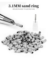 Nuevo Mini Mandril De Acero Inoxidable Para Manicura 3.1mm Anillo De Arena Mecánico Accesorio De Pulido Para Uñas Con Eje De 3/32" Herramienta De Pulido De Uñas Eléctricas - details 1