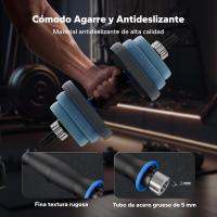 Juego de mancuerna ajustables 10 kg/20Kg/30Kg/40 kg, Kit de mancuerna 3 en 1, mancuerna de Barra, mancuerna ajustables y con Barras de conexión, para gimnasio en casa y fitness, hombres/Mujeres con - details 4