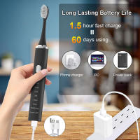 Cepillo De Dientes Eléctrico Sonic Con 8 Modos Limpieza Profunda Para Hombres Y Mujeres Adultos Carga USB YS01 - details 6
