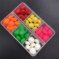 60 Pcs Señuelos De Pesca Para Carpa En Colores Variados Flotantes Artificiales Pop up Bait Caja De Accesorios De Pesca - details 5