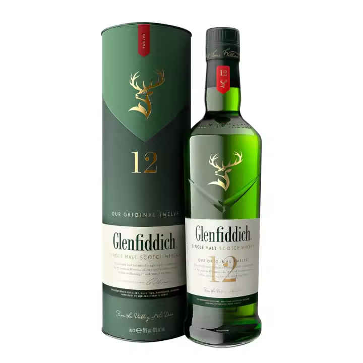 Whisky Glenfiddich 12 Años - Botella 70 CL - Single Malt Scotch - 40% - 1
