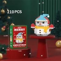 Bloques De Construcción Micro Merry Christmas Holiday Regalo Con Variedad De Juegos De Rompecabezas Adecuado Para Niños Y Niñas - details 3