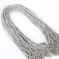 10 Pcs De Cadena De Cuero Falso Para Pulseras Collares Con Cierre De Tobogán Hecho En China Material De Poliéster Para Creación De Joyería DIY - details 4