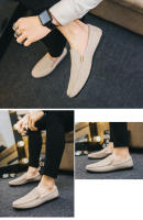 Zapatos Casuales Para Hombre Lona Slip on Loafers Moda Lujo Zapatos De Vestir Formales Para Boda Y Fiesta Talla Grande - details 18