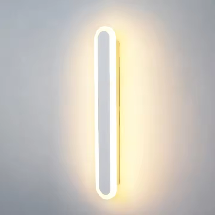 Luz LED de pared para interiores, luz blanca regulable de tres colores, 15W, 40CM, para dormitorio, sala de estar, escaleras, pasillo - 1