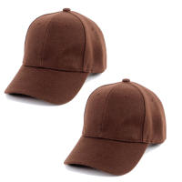 2 Gorras de béisbol Hombre, Gorra con Visera y Cierre Ajustable, cómoda Gorra Deportiva para Hombre, Color Azul Rojo Gris Marrón Beis Rosa Morado Amarillo 100% Cotton - details 3