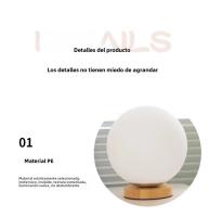 Lámpara De Noche LED RGB Cambiante USB Recargable Para Mesa Luz De Dormitorio Oficina Sala De Estar Iluminación Doméstica - details 8