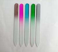 Archivo De Uñas De Vidrio Colorido Doble Cara Tiras Profesionales Transparentes Gradient Cristal Pulido Herramientas De Manicura DIY Para Mujeres Y Niñas - details 3