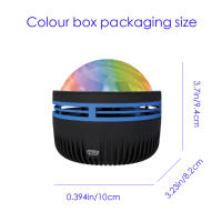 Proyector De Galaxia Colorido USB Luz Nocturna LED Para Dormitorio Con Control Remoto Decoración De Fiesta De Navidad Para Habitación De Niños - details 4