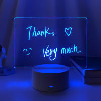 Lámpara De Escritorio Blanca Rewritable Con Tablero De Mensajes Luz Nocturna Para Habitación De Niñas Decoración De Pared Regalo Luz Suave Para Dormir - details 9