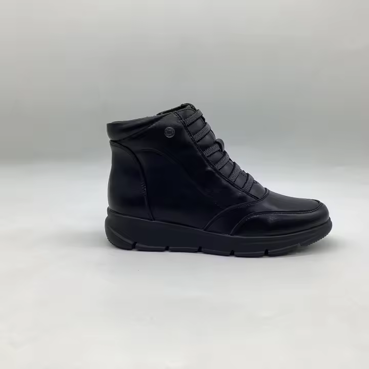 Virucci - Botines Casual de Mujer Cómodas Modernas VRA-1061 disponible en Cuero, Negro - 1