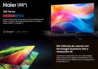 HAIER TV55 H55S80FUX FAB – Smart TV QLED 55" 4K Ultra HD - details 0