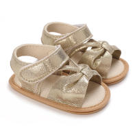 Zapatillas De Verano Para Bebé Niña Con Lazo Antideslizante Suaves Y Cómodas Suela De Goma Zapatos De Primera Caminata Para Princesa - details 15