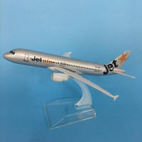 Modelo De Avión Jetstar Airways Airbus A320 JASON TUTU 16cm Escala 1/400 Metal Sin Batería Para Mayores De 14 Años - details 1